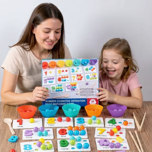 Juego de Matemáticas Montessori para Niños | Aprendizaje Divertido y Educativo